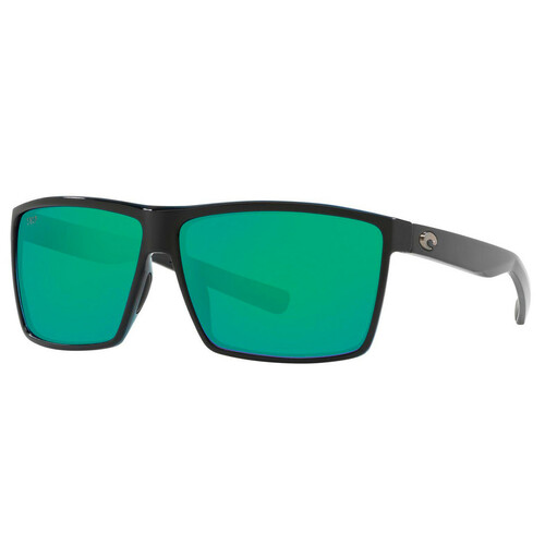 Costa Del Mar Rincon Sunglasses (Frame) Shiny Black; (Lens) Green